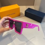 Louis Vuitton Cyclone Mask Sunglasses Rose