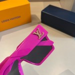 Louis Vuitton Cyclone Mask Sunglasses Rose