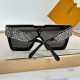 Louis Vuitton Cyclone Pearls & Strass Sunglasses Z2433W