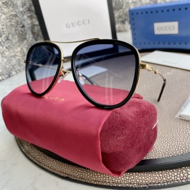 Replica Gucci Aviator metal sunglasses