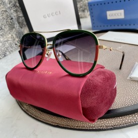 Gucci Aviator metal sunglasses