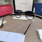 Gucci Aviator metal sunglasses