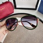 Gucci Aviator metal sunglasses