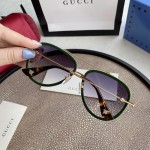 Gucci Aviator metal sunglasses