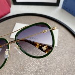 Gucci Aviator metal sunglasses