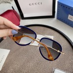 Gucci Aviator metal sunglasses white