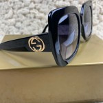 Gucci Square acetate sunglasses black