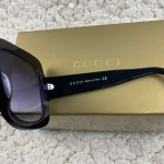 Gucci Square acetate sunglasses black