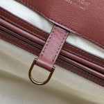 The Row Soft Margaux 17 Bag in Amaranto Smooth Leather