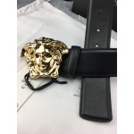 Versace Palazzo Belt With Medusa Black/Gold