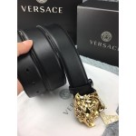 Versace Palazzo Belt With Medusa Black/Gold