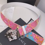 Versace Fluo Barocco Print Palazzo Belt