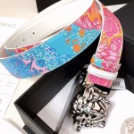 Versace Fluo Barocco Print Palazzo Belt