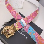 Versace Fluo Barocco Print Palazzo Belt