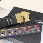 Versace La Medusa Greca Neon Print Belt