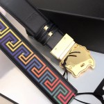 Versace La Medusa Greca Neon Print Belt