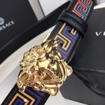 Versace La Medusa Greca Neon Print Belt