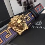 Versace La Medusa Greca Neon Print Belt