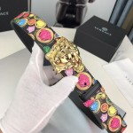 Versace La Medusa Leather Belt