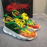 Versace Chain Reaction Sneakers Green