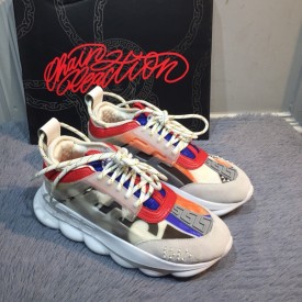 Replica Versace Chain Sneakers White