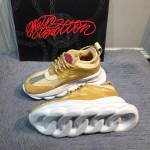 Versace Chain Reaction Sneakers Yellow