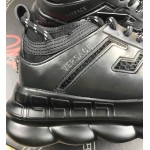 Versace Chain Reaction Sneakers Black / Black