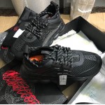 Versace Chain Reaction Sneakers Black / Black