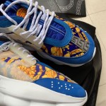 Versace Chain Reaction Sneakers Blue Color