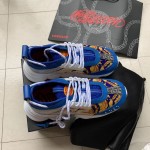 Versace Chain Reaction Sneakers Blue Color