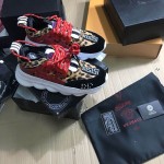 Versace Chain Reaction Sneakers Leopard