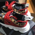 Versace Chain Reaction Sneakers Leopard