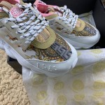 Versace Chain Reaction Sneakers Pink