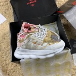 Versace Chain Reaction Sneakers Pink