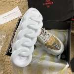 Versace Chain Reaction Sneakers Pink