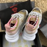 Versace Chain Reaction Sneakers Pink