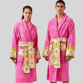 Versace I Love Baroque Bathrobe Pink