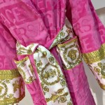 Versace I Love Baroque Bathrobe Pink