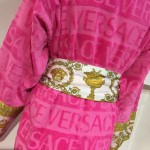 Versace I Love Baroque Bathrobe Pink