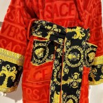 Versace I Love Baroque Bathrobe Red