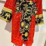 Versace I Love Baroque Bathrobe Red