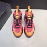 Versace Squalo Knit Trainers Orange