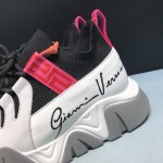 Versace Squalo Knit Trainers Pink