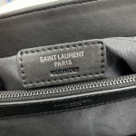 YSL Large Loulou Monogram Bag Black / Black