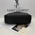 YSL Large Loulou Monogram Bag Black / Gold