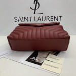 YSL Large Loulou Monogram Bag Red