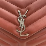 YSL Large Loulou Monogram Bag Red