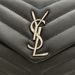 YSL Large Loulou Monogram Bag Black / Silver