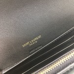 YSL Kate Belt Bag in Smooth Leather Black