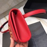 YSL Kate Belt Bag in Smooth Leather Red